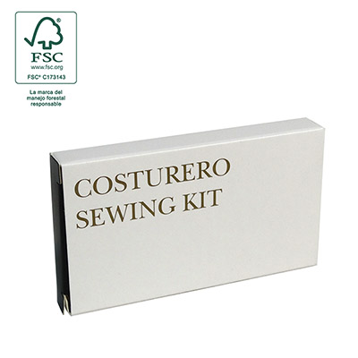 SEWING KIT STD 6 THREADS FSC TWO COLORS