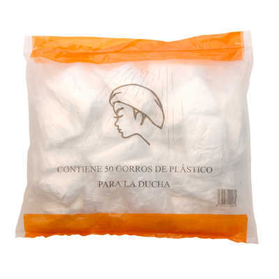 SHOWER CAP STD PE PACK 50 UN STD PACKS