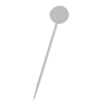 COCKTAIL PICK STD ROUND WHITE