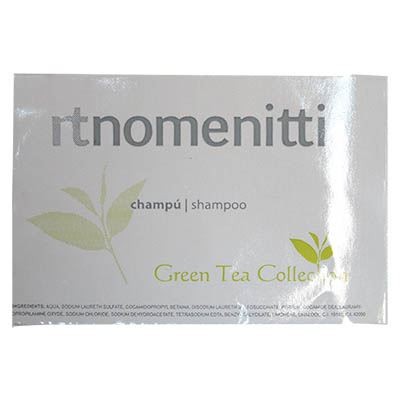 SACHET 10g SHAMPOO GREEN TEA NOMENITTI