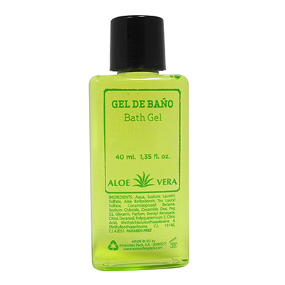 BOTTLE 40ML AVS GEL ALOE VERA STD