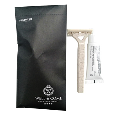 SHAVING KIT RZ-ST02B PSM+TU STONE PAPER WELL&COME