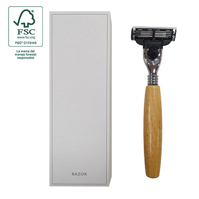 WOODEN SHAVING KIT 3H BOX FSC AP1972