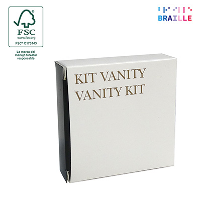 VANITY KIT 3 PADS +3 COTTON BUD FSC BR TWO COLORS
