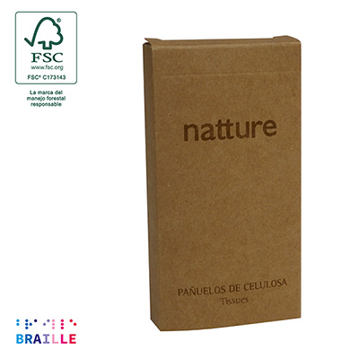 TISSUES 5UN BOX FSC BR NATTURE
