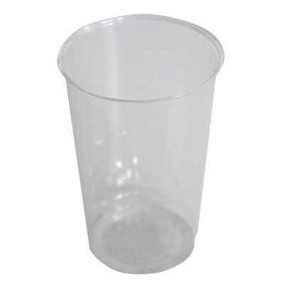 GLASS STD 250ML PS TRANSPARENT (WITHOUT BAG)