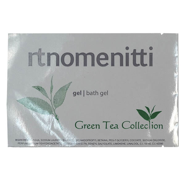 SACHET 10g BATH GEL GREEN TEA NOMENITTI