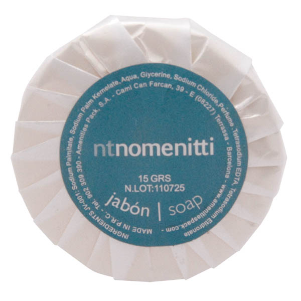 SOAP STD 15GR WHITE GREEN TEA ROUND NOMENITTI