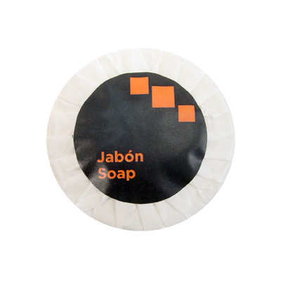 SOAP STD 15g WHITE GREEN TEA ROUND ORANGE BLACK