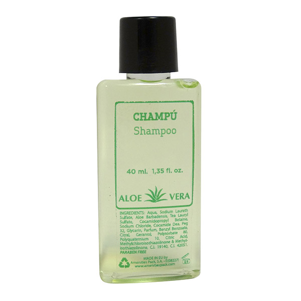 BOTTLE 40ML AVS SHAMPOO ALOE VERA STD